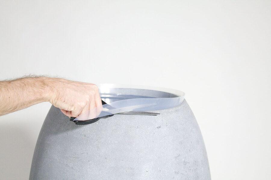 Plastičen vložek za okrasni lonec